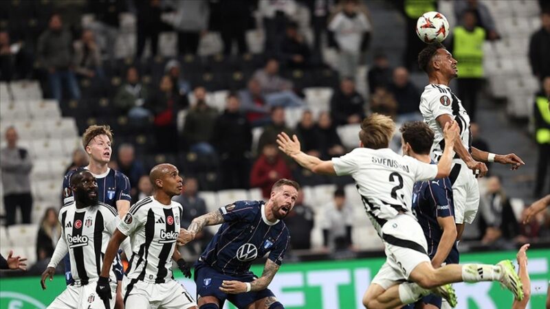Beşiktaş, UEFA Avrupa Ligi'nin 4. haftasında ağırladığı İsveç ekibi Malmö'yü
