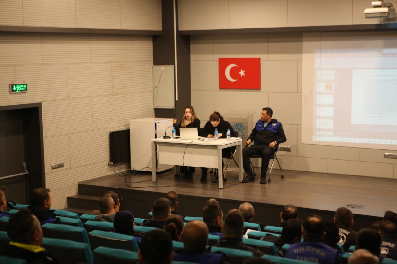 Nilüfer Zabıtası, sahada daha etkin olmak için eğitim aldı