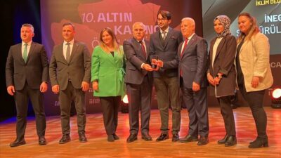 ‘Sürdürülebilir Hava Kalitesi Ölçüm Ağı Projesi’ İnegöl’e ödül getirdi