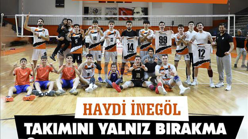 İnegöl Belediyespor’un konuğu Çerkezköy Voleybol Akademi TVF 2. Lig 15. Hafta müsabakaları kapsamında İnegöl Belediyespor erkek