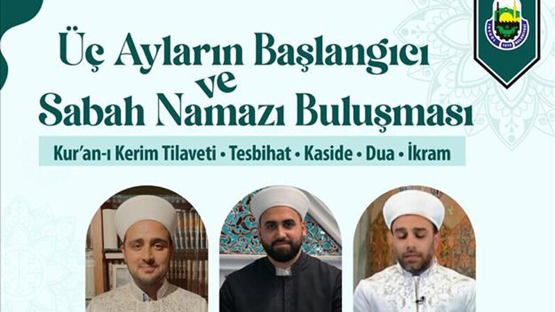 İnegöl Belediyesi, mübarek 3 ayların başlangıcını 1 Ocak Çarşamba sabahı