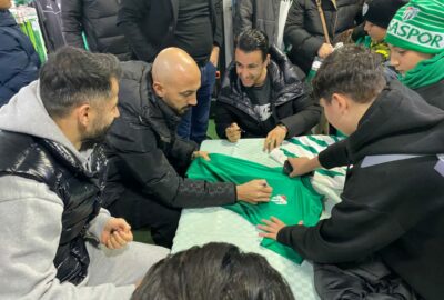 Bursa Yeni Yıl Meydanı’nda Bursaspor izdihamı!