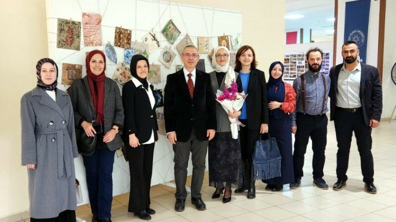 Bursa Uludağ Üniversitesinin 50. yıl etkinlikleri çerçevesinde düzenlenen uluslararası sergiye
