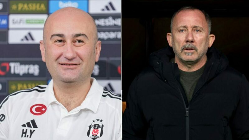 Beşiktaş'ta Başkan Hüseyin Yücel, Giovanni van Bronckhorst'un ayrılığının ardından teknik