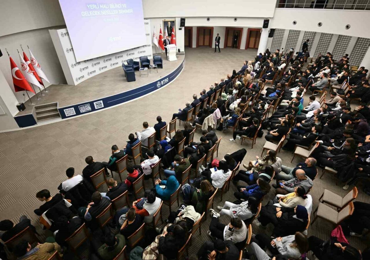 BTSO Yerli Malı Bilinci ve Gelecek Nesiller Semineri’ne ev sahipliği yaptı BTSO Yerli Malı Bilinci ve Gelecek Nesiller Semineri’ne ev sahipliği yaptı