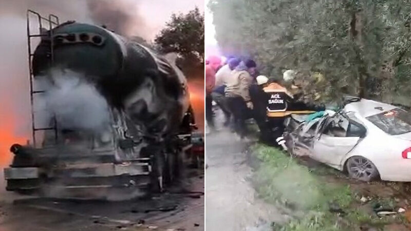 Bursa’daki kazadan acı haber! Bursa'da otomobil ile çarpışan tankerin alev aldığı kazada ölü sayısı