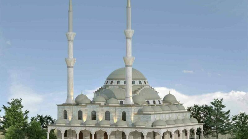 Mustafakemalpaşa Yalıntaş Mahallesi’nde temeli 2 yıl önce atılan cami, hayırseverlerin
