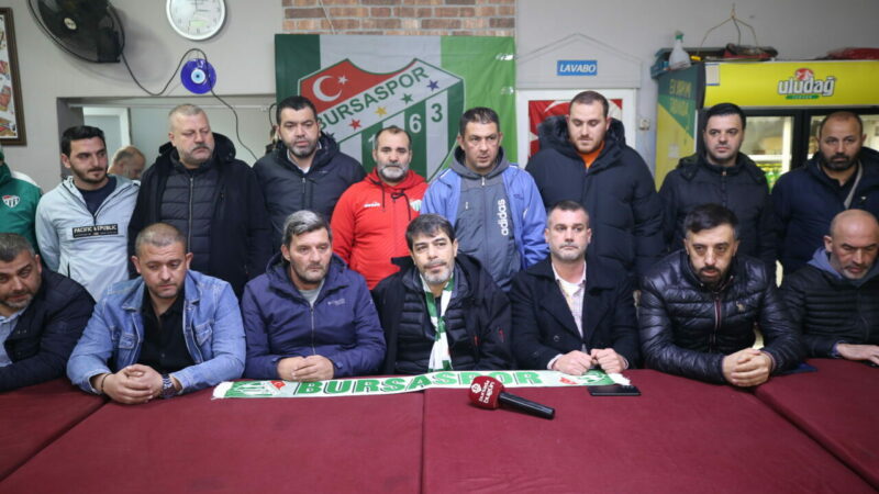 Bursaspor tribün liderleri, 15.haftada Bursa'da oynanacak Karşıyaka müsabakasında rakip takım