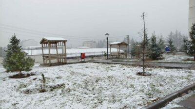 Çankırı’da kar yağışı