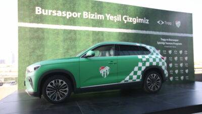 Bursaspor’a dev sponsor; TOGG’a yeşil beyaz çok yakıştı…