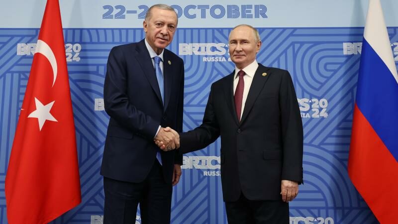 Cumhurbaşkanı Recep Tayyip Erdoğan, Rusya Devlet Başkanı Vladimir Putin ile