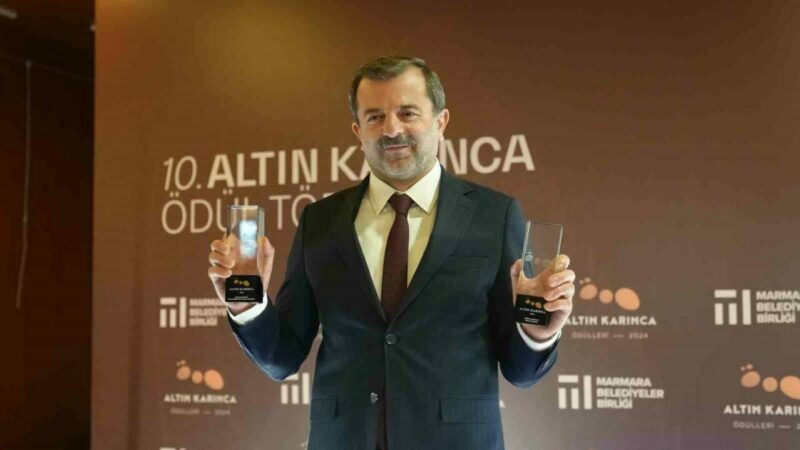 Bursa Gürsu Belediyesi’ne çifte ödül Marmara Belediyeler Birliği tarafından, bu yıl 10. kez düzenlenen Altın