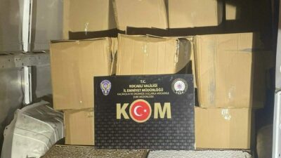 Kocaeli’de 891 bin makaron ele geçirildi