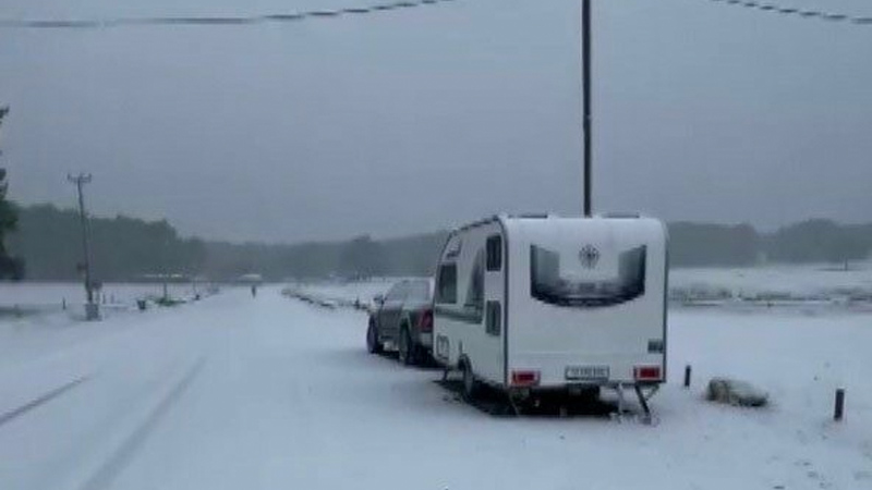 Bursa’nın bu ilçesinde kar sevinci!