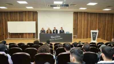 BTÜ Rektörü Çağlar, öğrencilerle buluştu