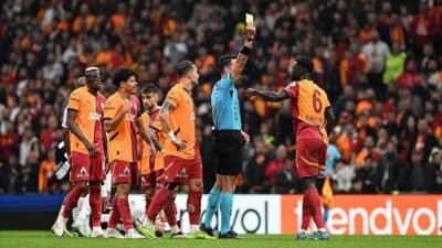 Galatasaray’ın ilk yarıdaki kart raporu