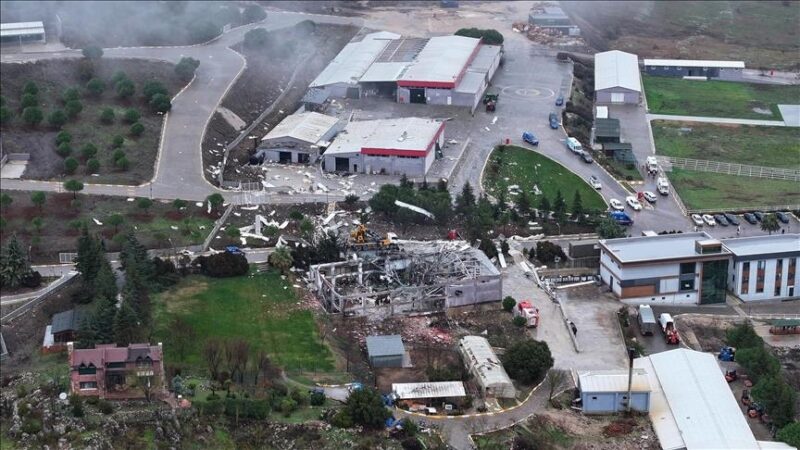 Balıkesir'in merkez Karesi ilçesindeki 11 kişinin hayatını kaybettiği mühimmat fabrikasındaki