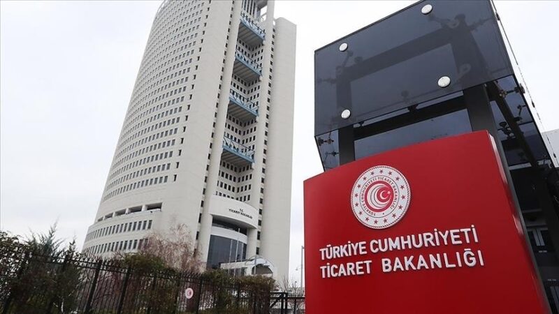 Ticaret Bakanlığı, İsrail limanlarından veya bu ülke menşesi taşıyan, Türkiye-Filistin