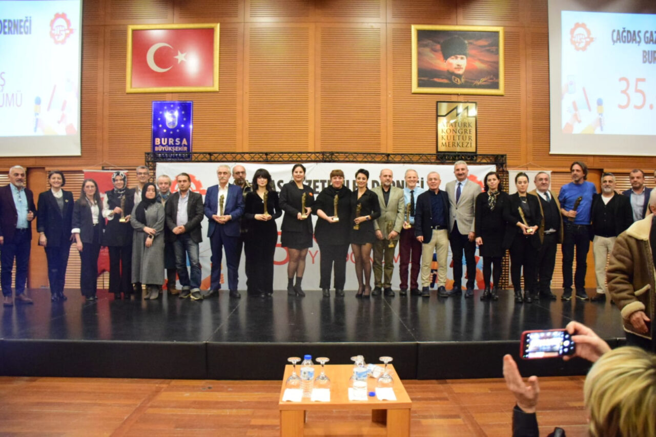 ÇGD Bursa 35. Yıl ödülleri sahiplerini buldu