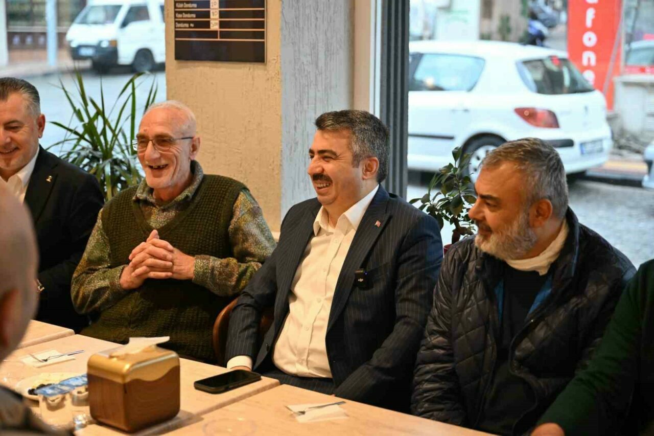 Yıldırım Belediye Başkanı Yılmaz, komşu ziyaretinde