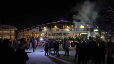 Uludağ’da yılbaşı coşkuyla karşılandı