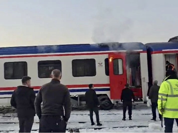 Turistik Doğu Ekspresi’nde yangın!