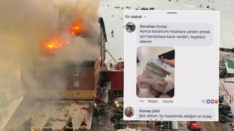 Vicdansızlıkta yeni boyut! Yangın felaketini bahis sitesi reklamına malzeme yaptılar