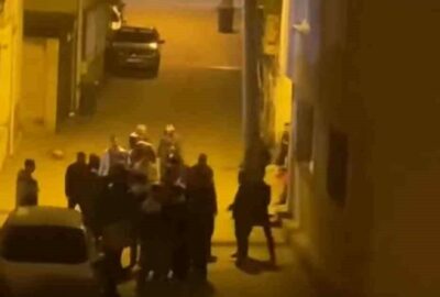 Bursa’da sokağı ringe çevirdiler!