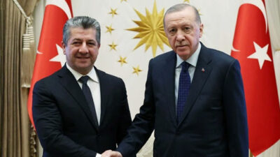 Cumhurbaşkanı Erdoğan, Barzani ile görüştü