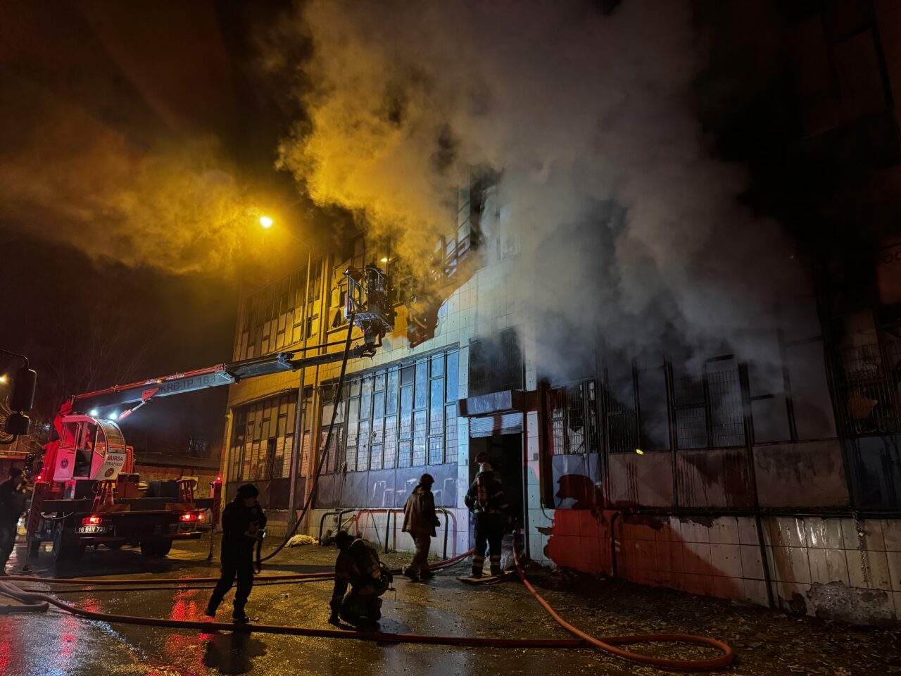 Bursa’da korku dolu anlar
