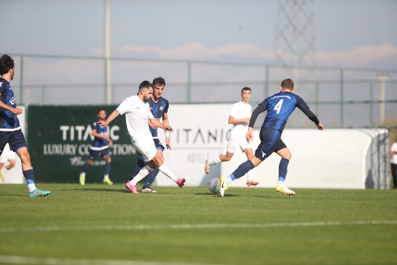 Bursaspor’dan iyi prova! Maç bitti… Bursaspor’dan iyi prova! Maç bitti…