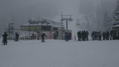 Ilgaz Dağı’nda kar yağışı ve sis