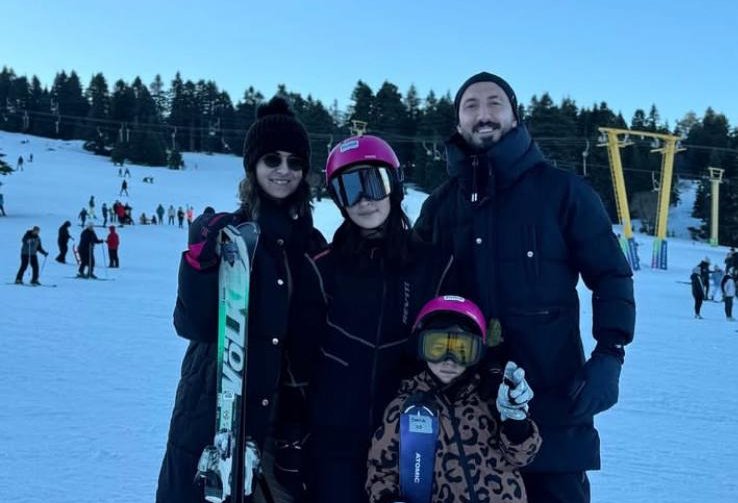 Bursaspor kaptanının Uludağ keyfi Bursaspor kaptanının Uludağ keyfi