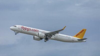 Antalya uçağında acı olay