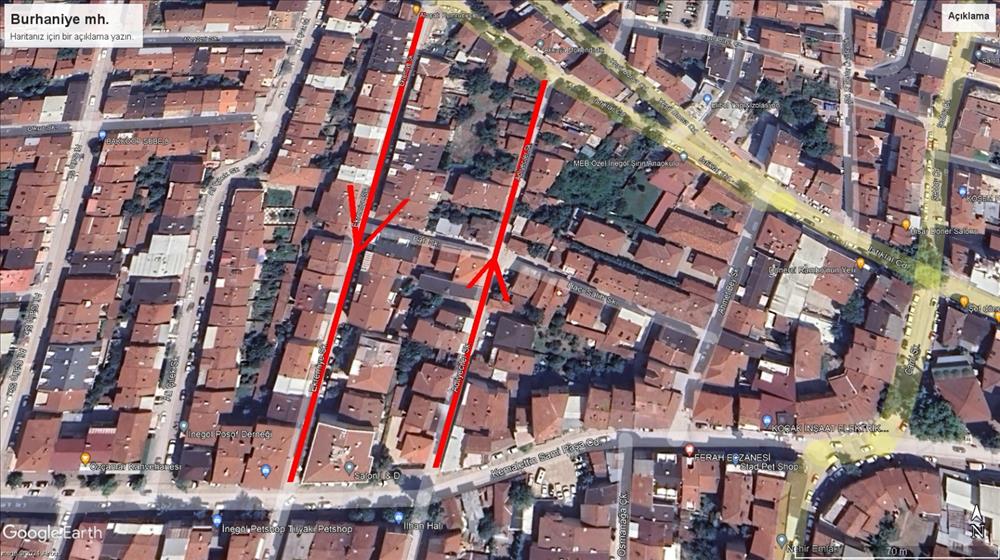 Bursa’da iki sokak için flaş karar! Bursa’da iki sokak için flaş karar!