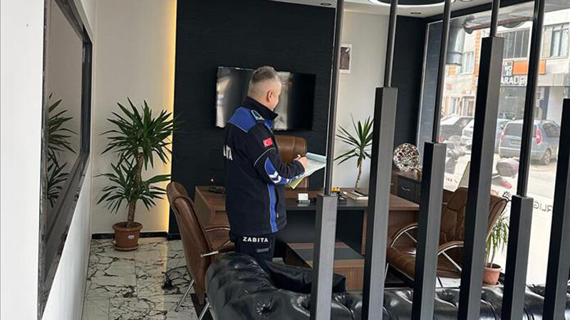 İnegöl Belediyesi Zabıta Müdürlüğü ekipleri emlak ve gayrimenkul danışmanlık hizmeti