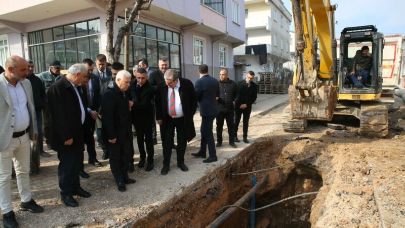 Bursa Büyükşehir Belediye Başkanı Mustafa Bozbey, İnegöl’ün içme suyunda yüzde