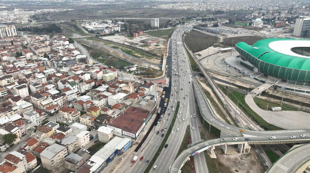 Bursa’da trafiği rahatlatacak çalışma! İlk etap tamam