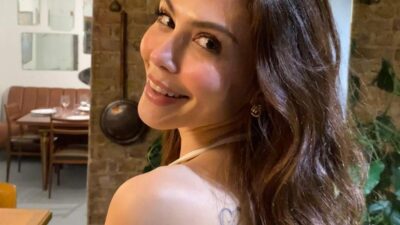 Balkonda poz verdi! Yorum yağdı…