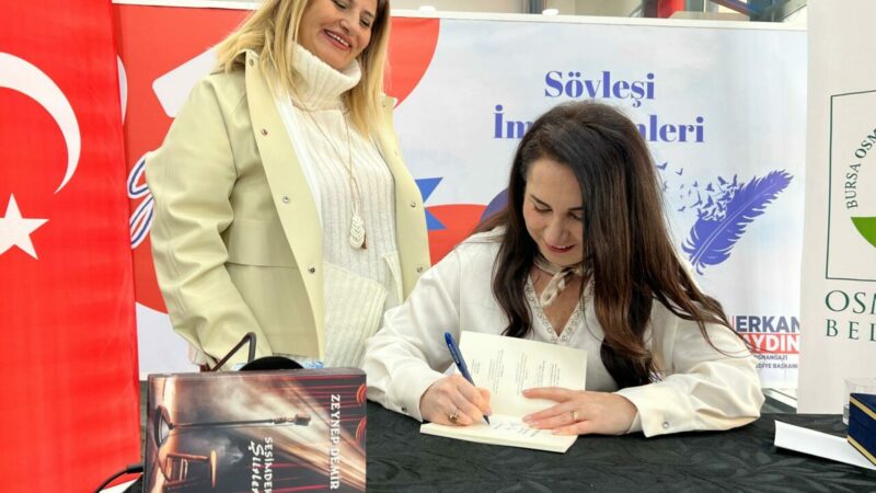 Osmangazi Belediyesi’nin düzenlediği ‘1 kitap 1 yazar’ buluşmasına konuk olan