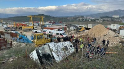Bursa’daki işçi servisinin şarampole yuvarlanmasıyla ilgili Büyükşehir’den açıklama