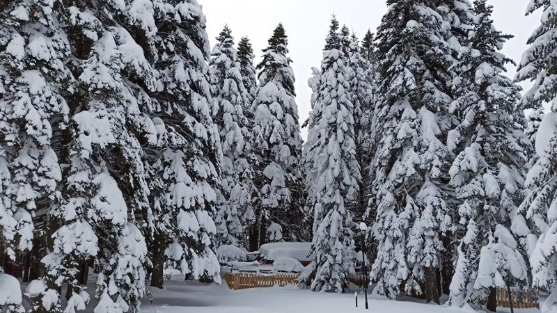 Uludağ’da kar kalınlığı 1 metreyi buldu