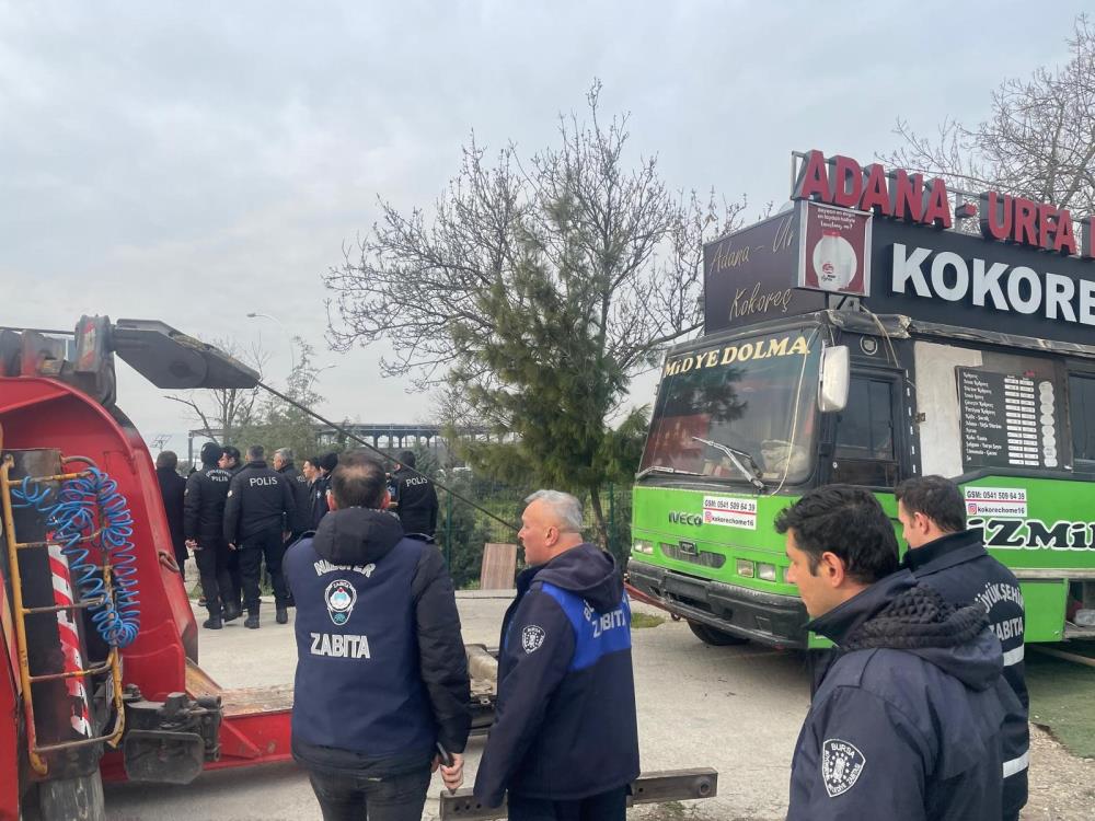 Bursa’da ‘lokanta minibüslere’ operasyon