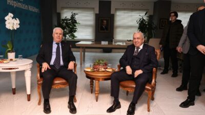 Başkan Bozbey’den Başkan Şadi Özdemir’e ziyaret