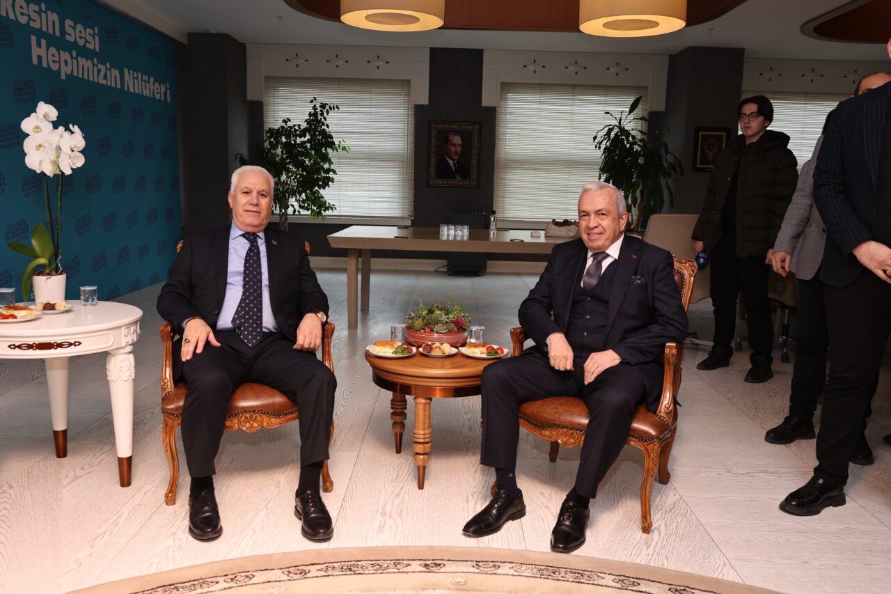 Başkan Bozbey’den Başkan Şadi Özdemir’e ziyaret