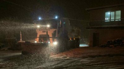 Bursa İnegöl’de karla mücadele!