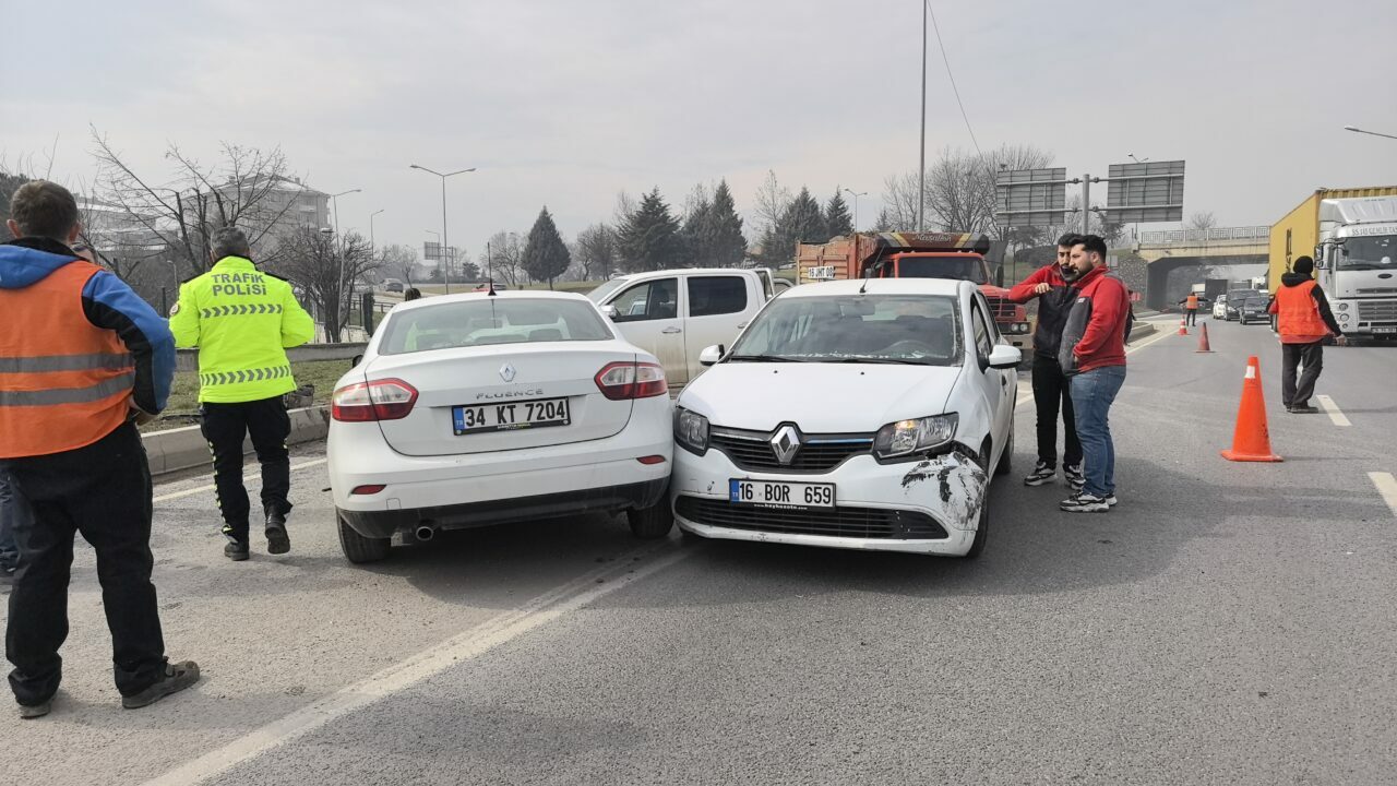 Bursa’da bir trafik kazası daha: 2 yaralı