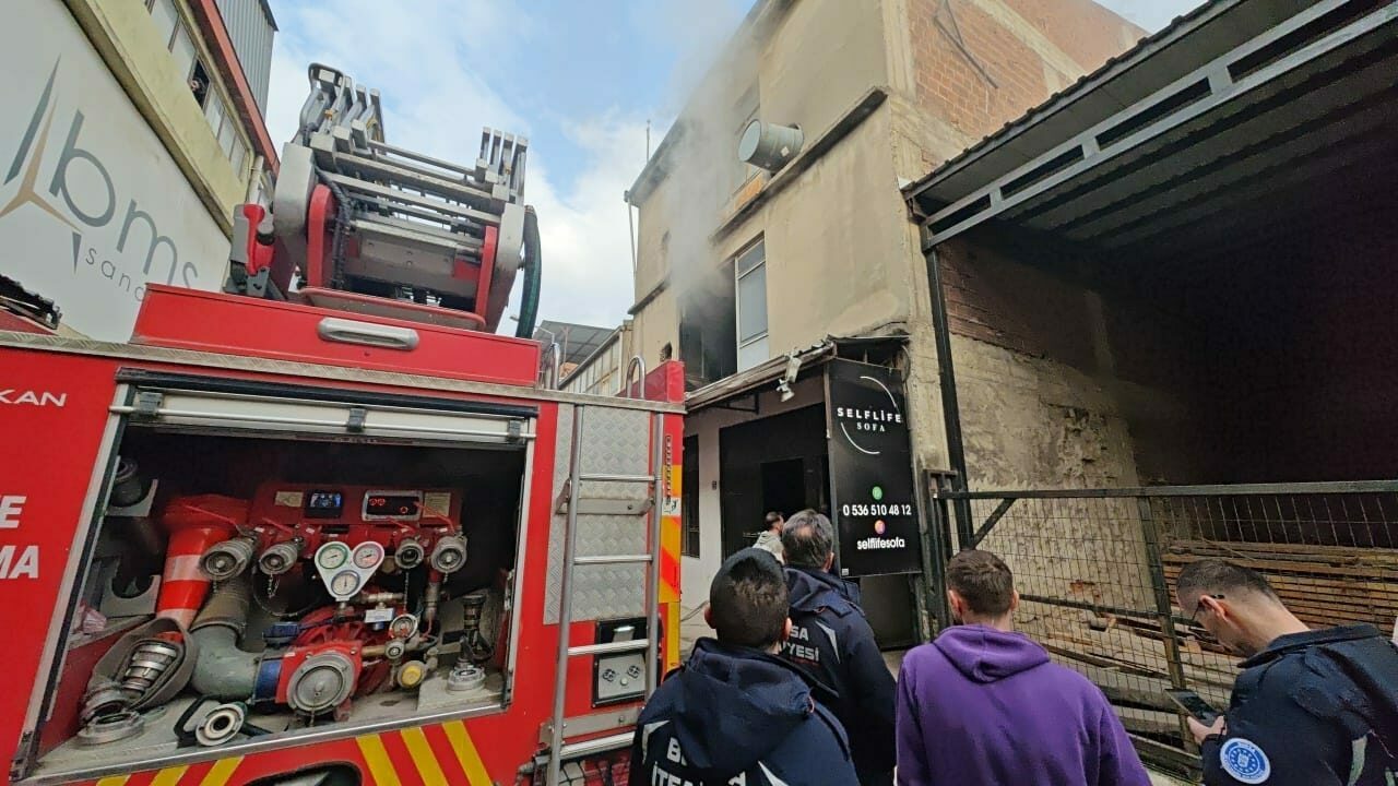 Bursa’da korkutan yangın