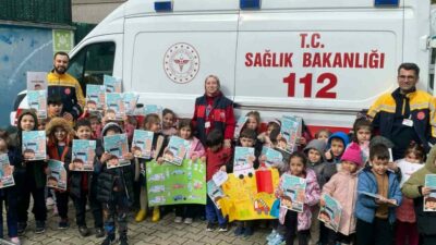 Bursa’da miniklerde ’112 Acil’ farkındalığı oluşuyor
