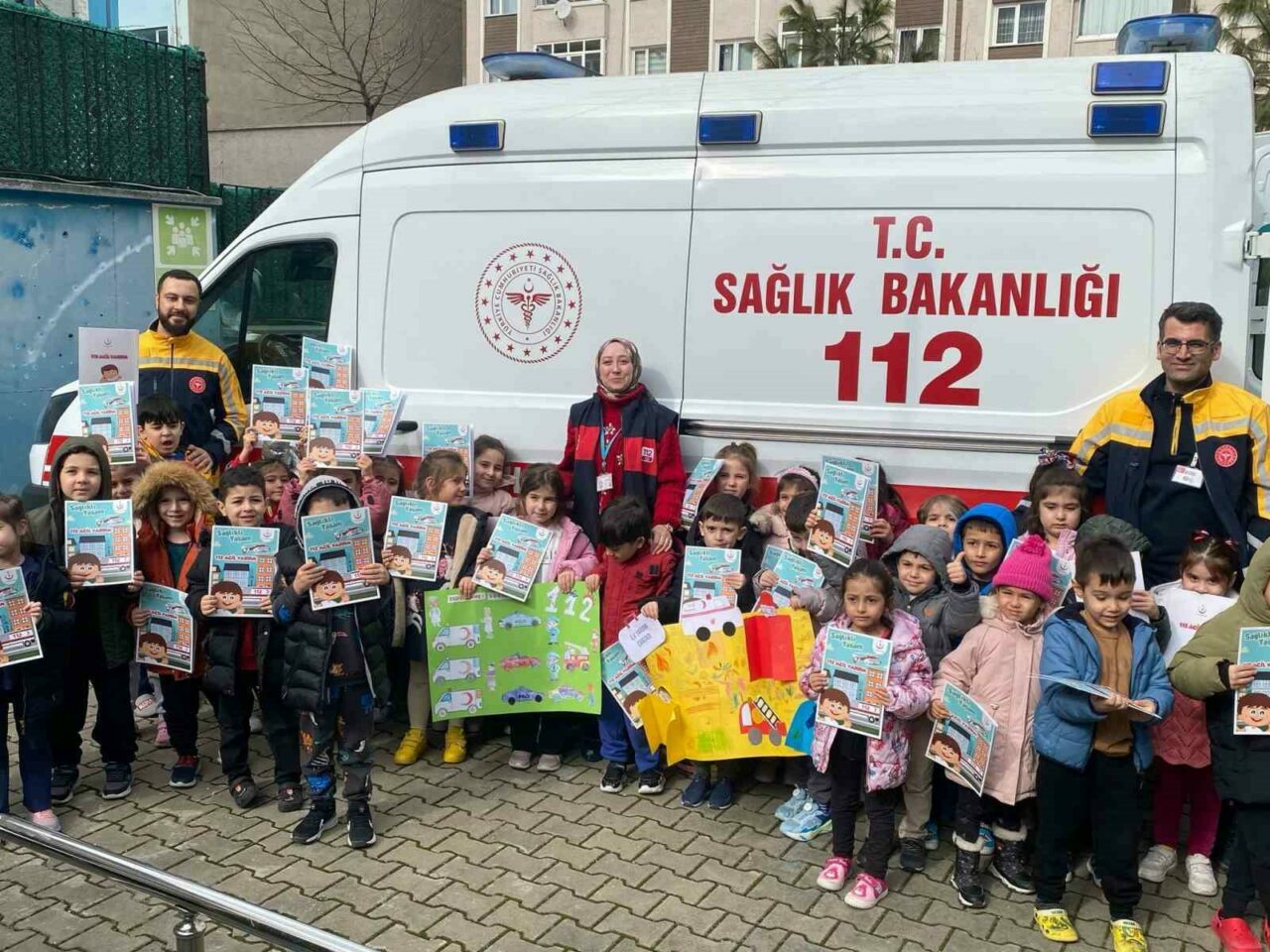 Bursa’da miniklerde ’112 Acil’ farkındalığı oluşuyor
